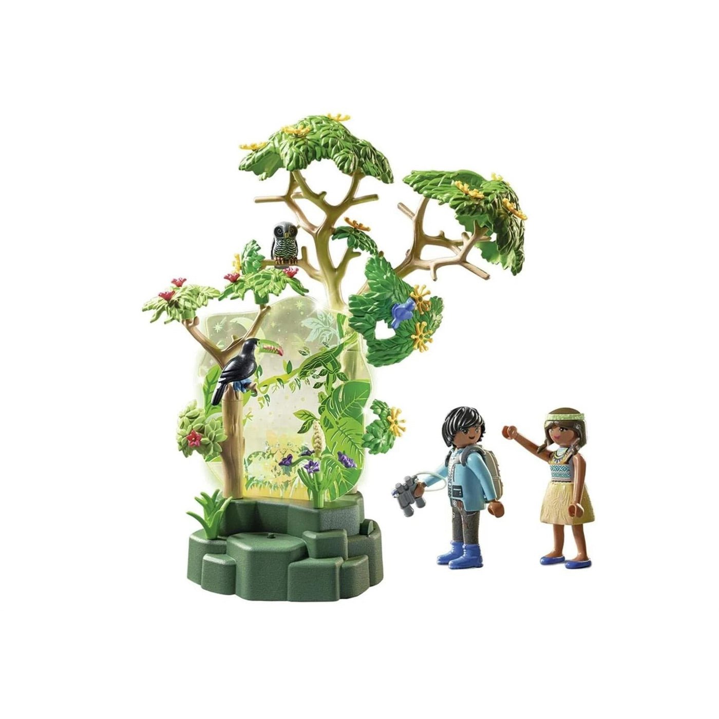 Wiltopia - Discover the Planet Tree with Night Light-Animal Figures-Playmobil-Yes Bebe