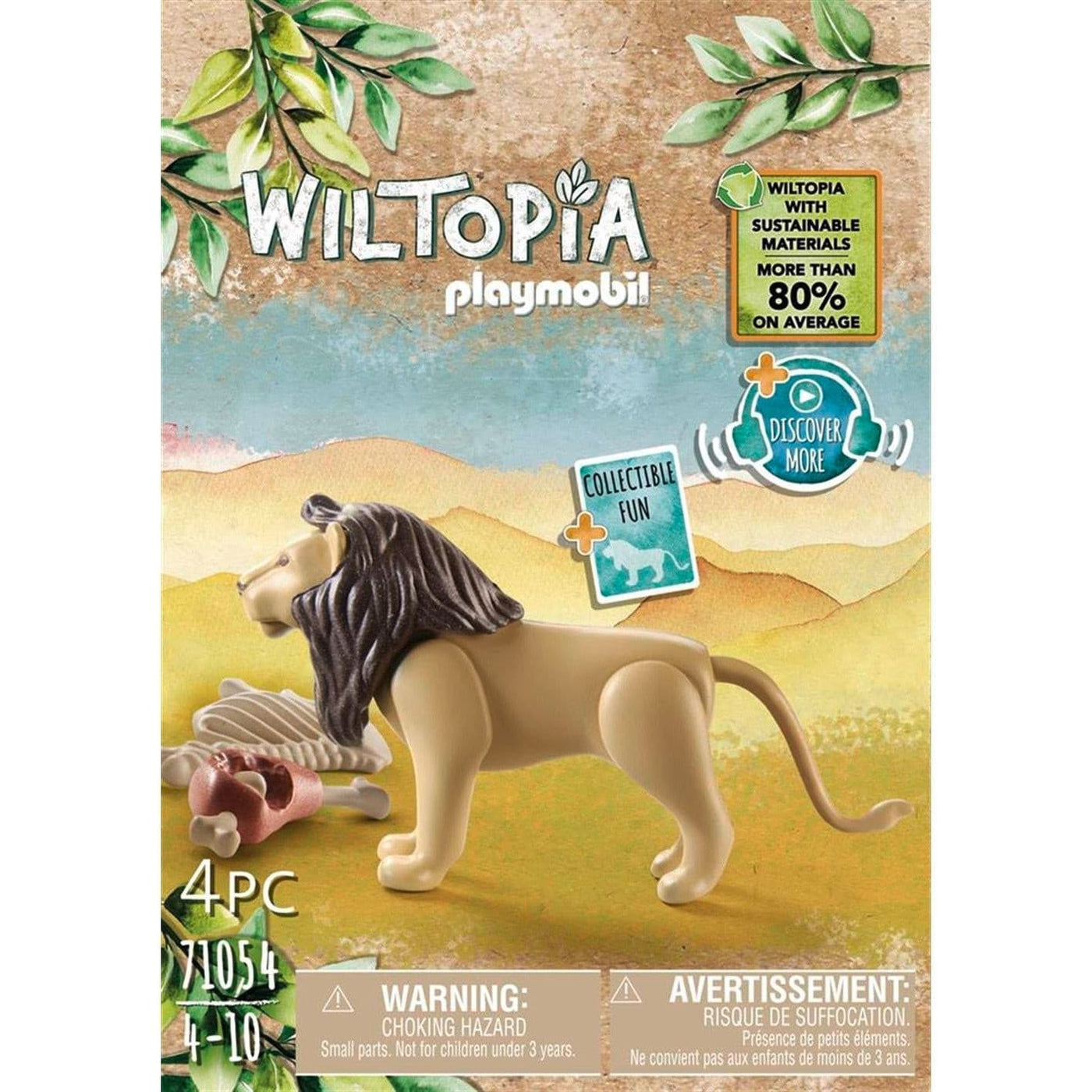 Wiltopia - Lion-Animal Figures-Playmobil-Yes Bebe