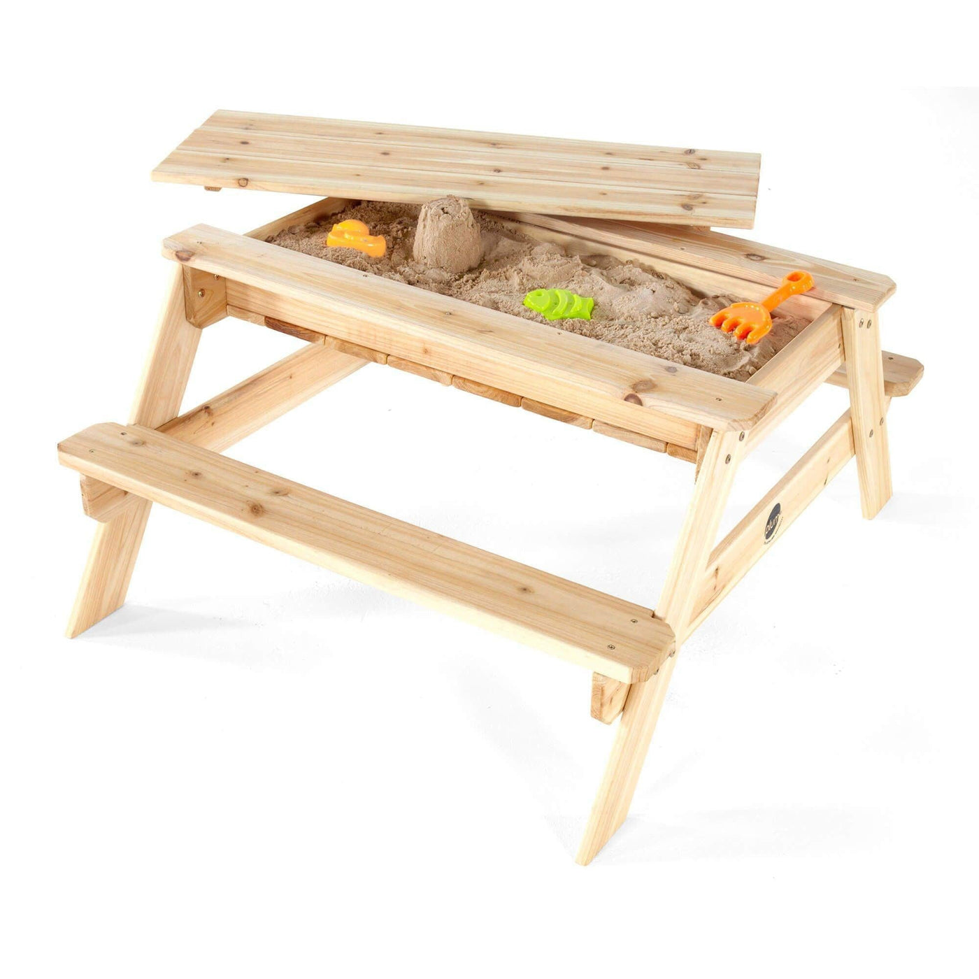 Plum Wooden Sand and Picnic Table - Natural