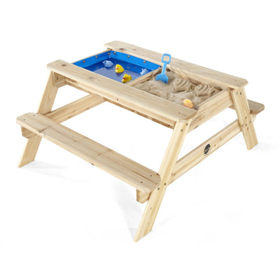 Plum Wooden Surfside Sand and Water Table - Natural