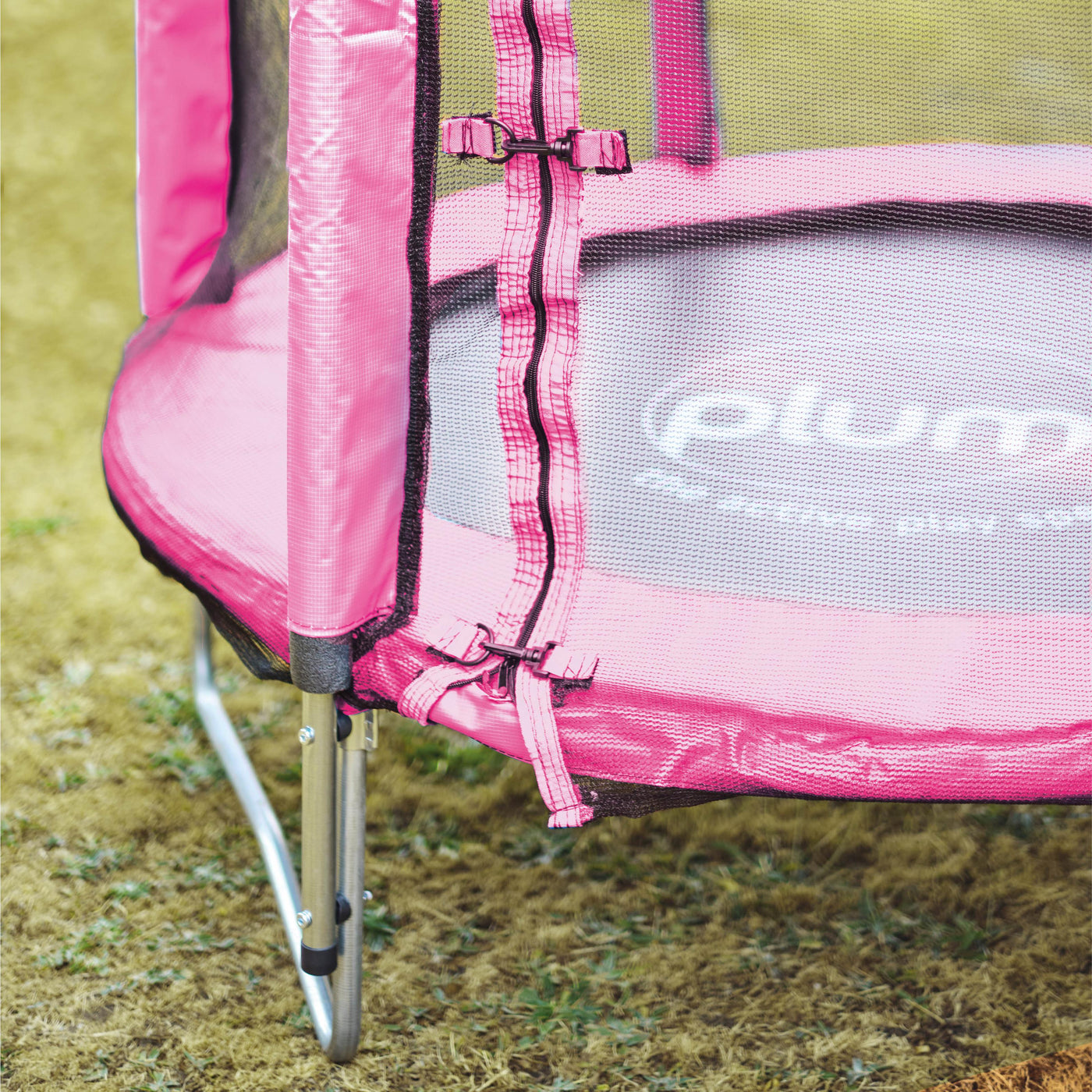 Plum® 4.5ft Junior Trampoline & Enclosure - Pink (PVC)