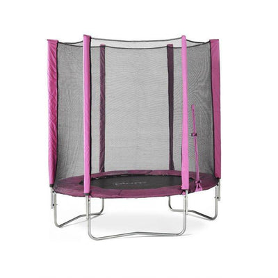 Plum® 6ft Junior Trampoline & Enclosure - Pink (PVC)