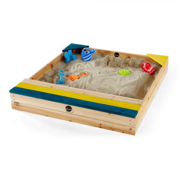 Plum® Store-It Wooden Sand Pit - Natural