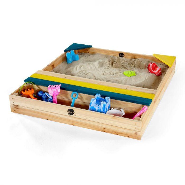 Plum® Store-It Wooden Sand Pit - Natural