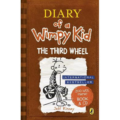 Diary of a Wimpy Kid: The Third Wheel book & CD