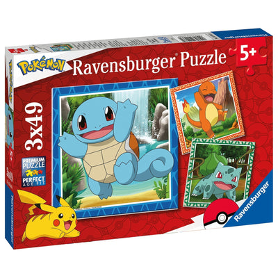 Pokemon 3x 49 piece Jigsaw Puzzles