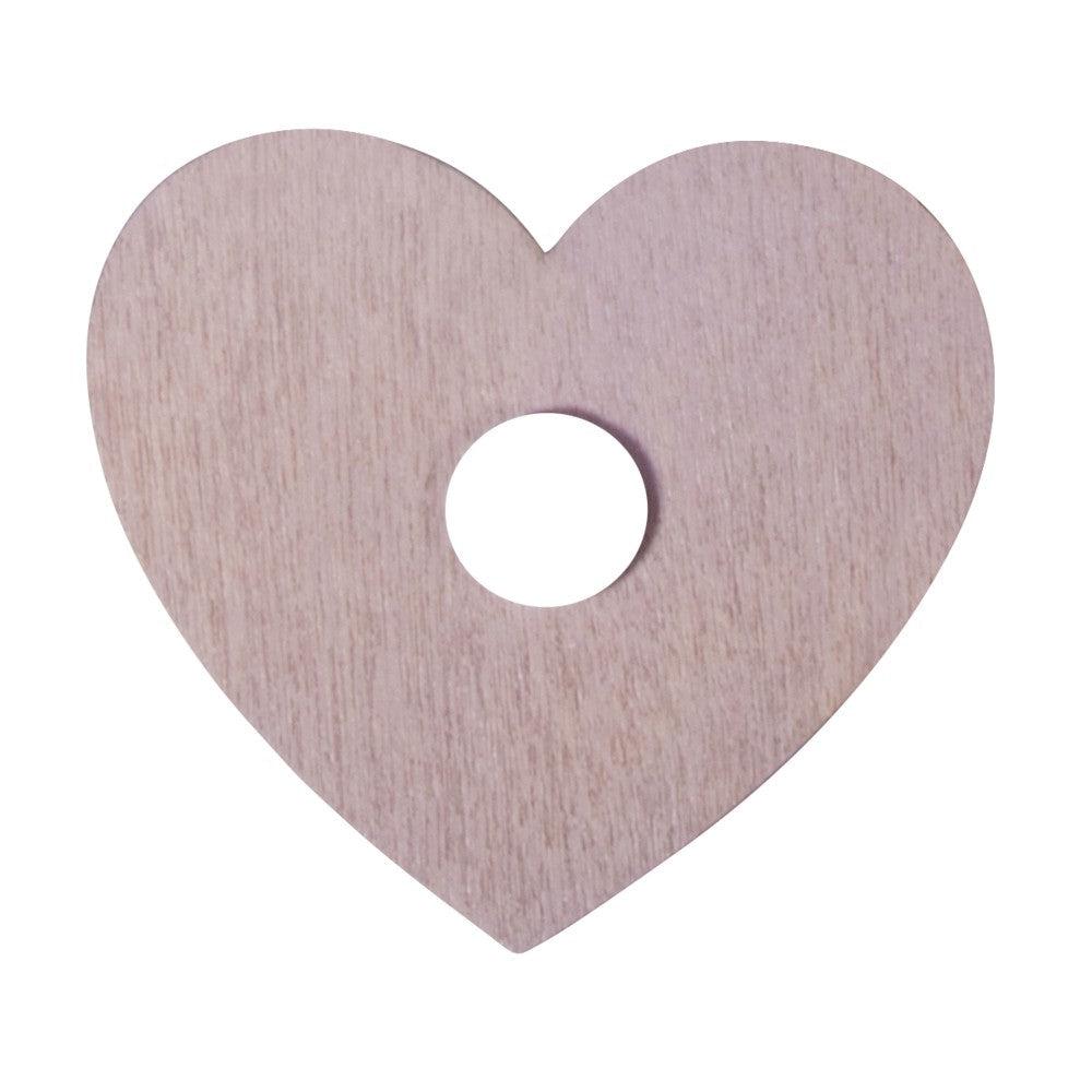 Wooden Hearts - Pack of 6