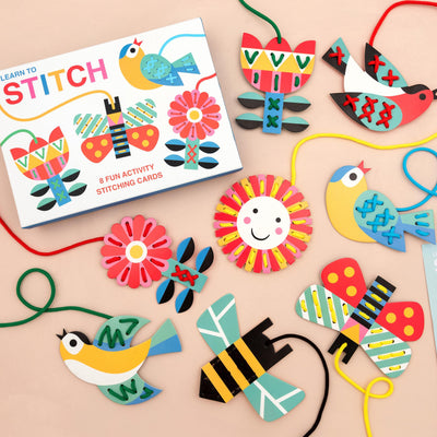 Cardboard Learn to Stitch Activity Kit