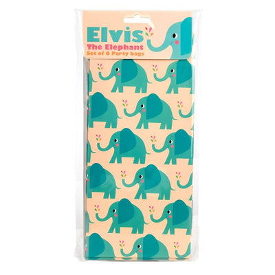 Party Bags Set of 6 - Elvis the Elephant