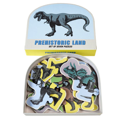 Prehistoric Land Set Of Seven Puzzles