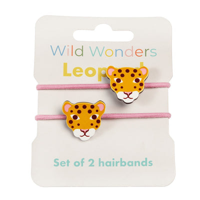 Wild Wonders Leopard Hair Bands - Pack of 2