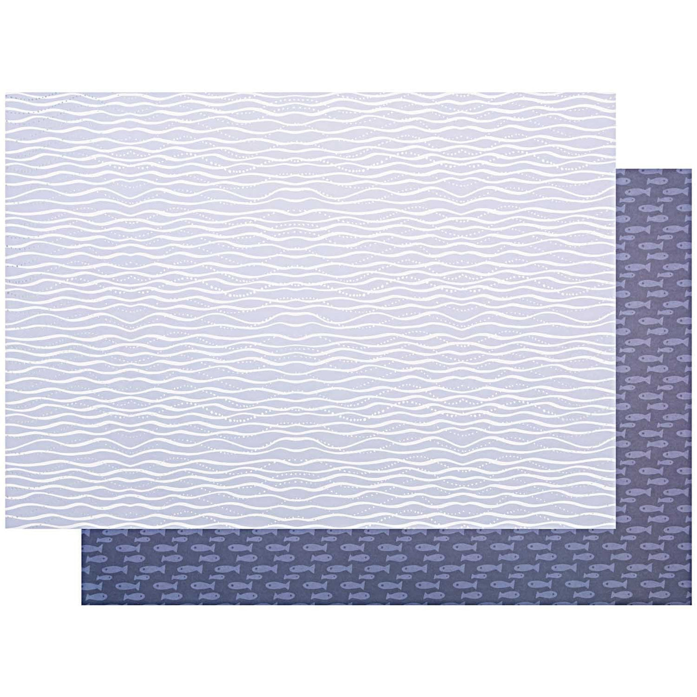 Cardboard Sheet - Blue Waves - Staff Only