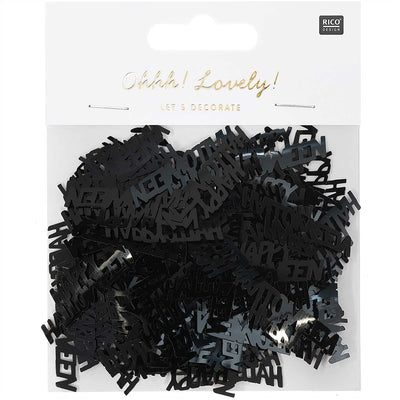 Decorative Confetti - Black Halloween - Pack of 200