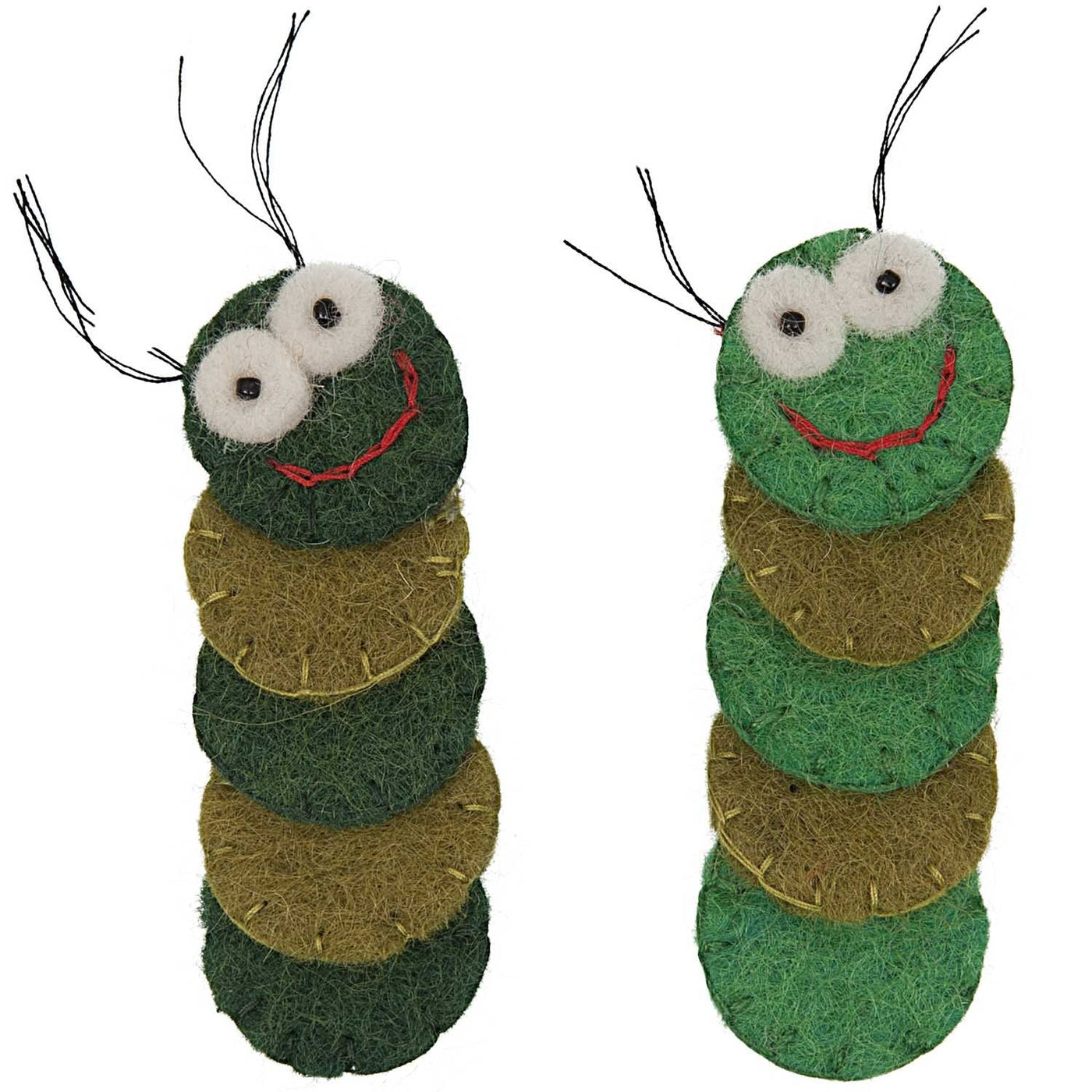 Decorative Felt Caterpillars