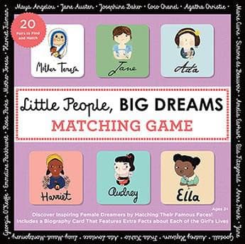 Little People, Big Dreams Matching Game: Put Your Brain To The Test With All The Girls Of The Little People, Big Dreams Series!: Volume 25