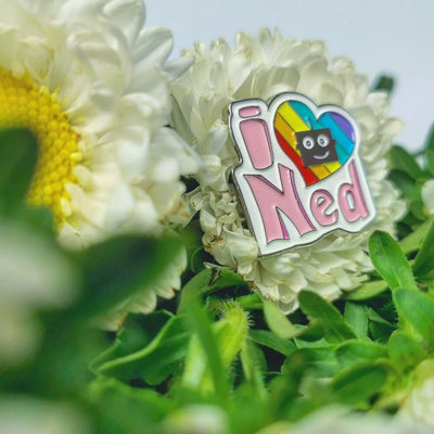 I Heart Ned Pin Badge