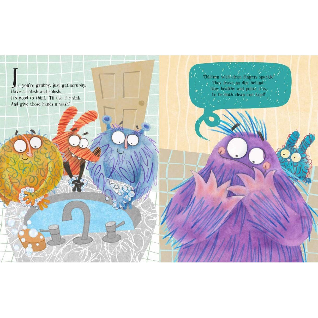 Wash Those Hands! (The Scribble Monsters' Guide To Modern Manners) - John Townsend & Carolyn Scrace
