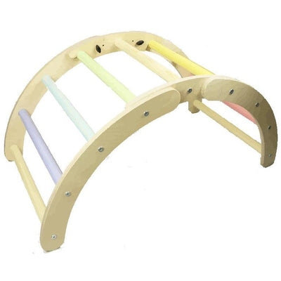 Sawdust & Rainbows The Folding Hump Climbing Frame - Pastel