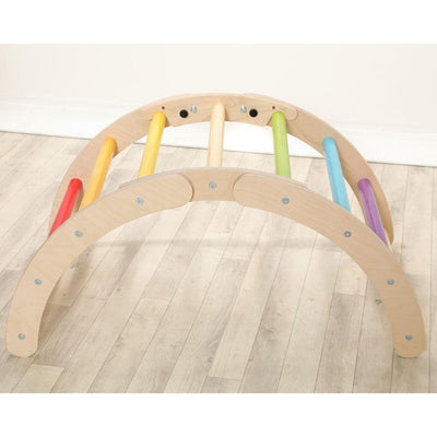 Sawdust & Rainbows The Folding Hump Climbing Frame - Rainbow