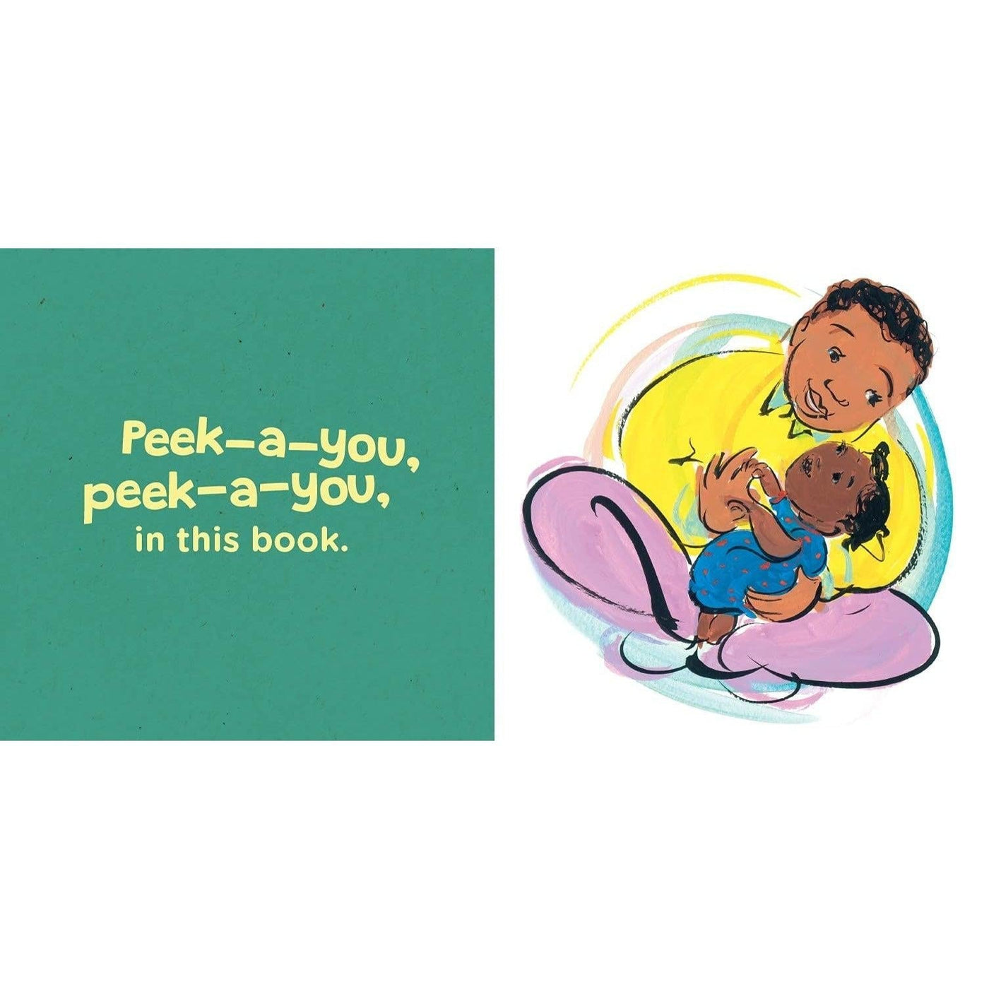 Peek-a-You! (Bright Brown Baby Board Book)