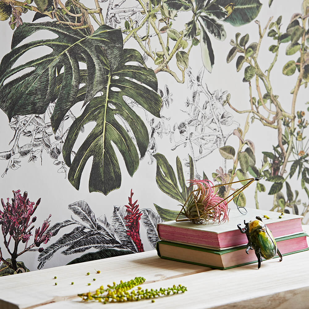 Classic Seasons Wallpaper Summer Tropical Bloom