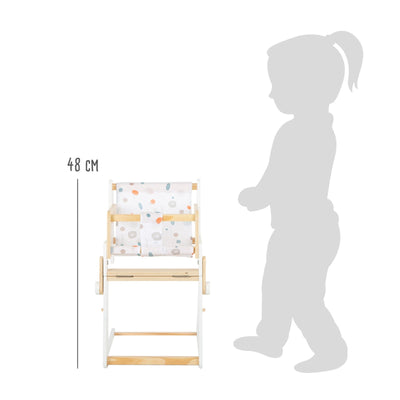 Doll's High Chair - Little Button