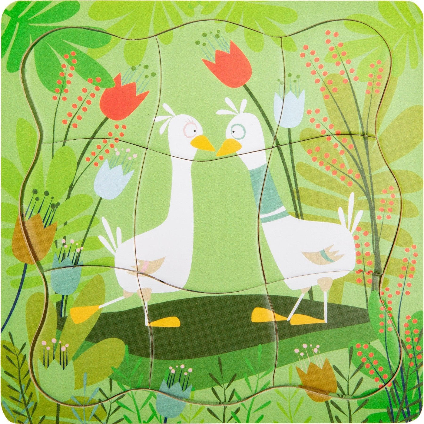 Layer Puzzle - Pair of Ducks