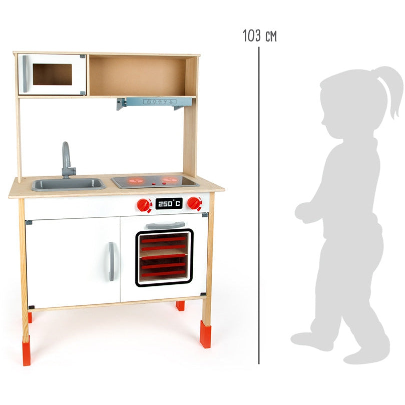 Modern Play Kitchen-Play Kitchen-Smallfoot-Yes Bebe