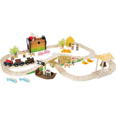 Railway Toy Train Set - Pirate Island