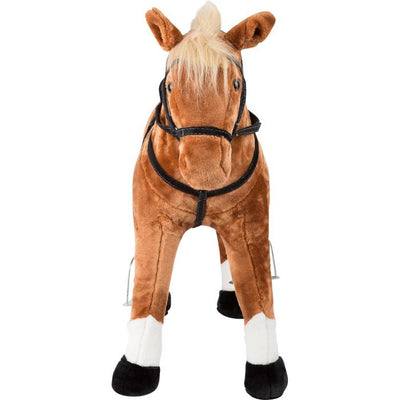 Standing Hobby Horse with Sound - Brown