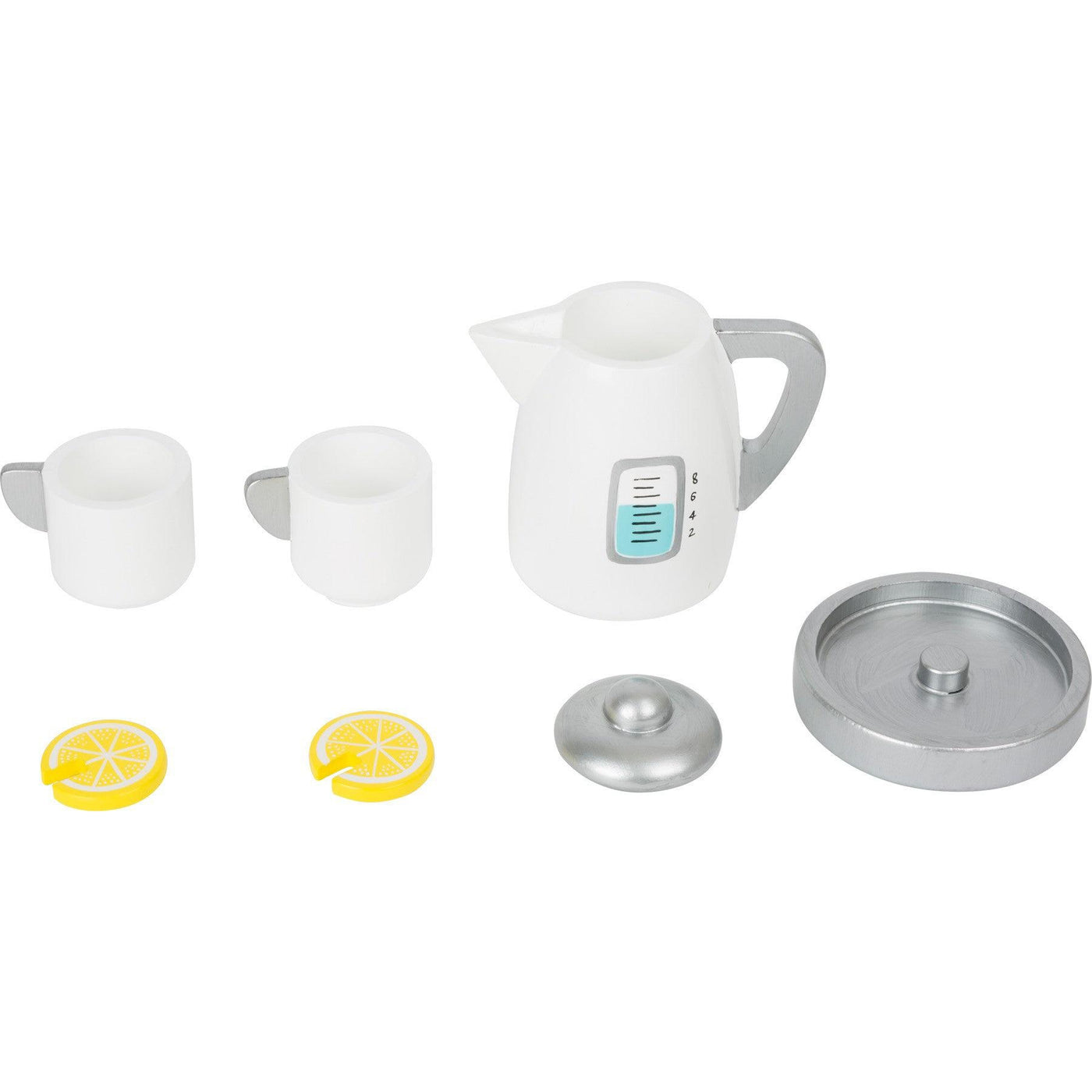 Tea Set with Kettle for Play Kitchens