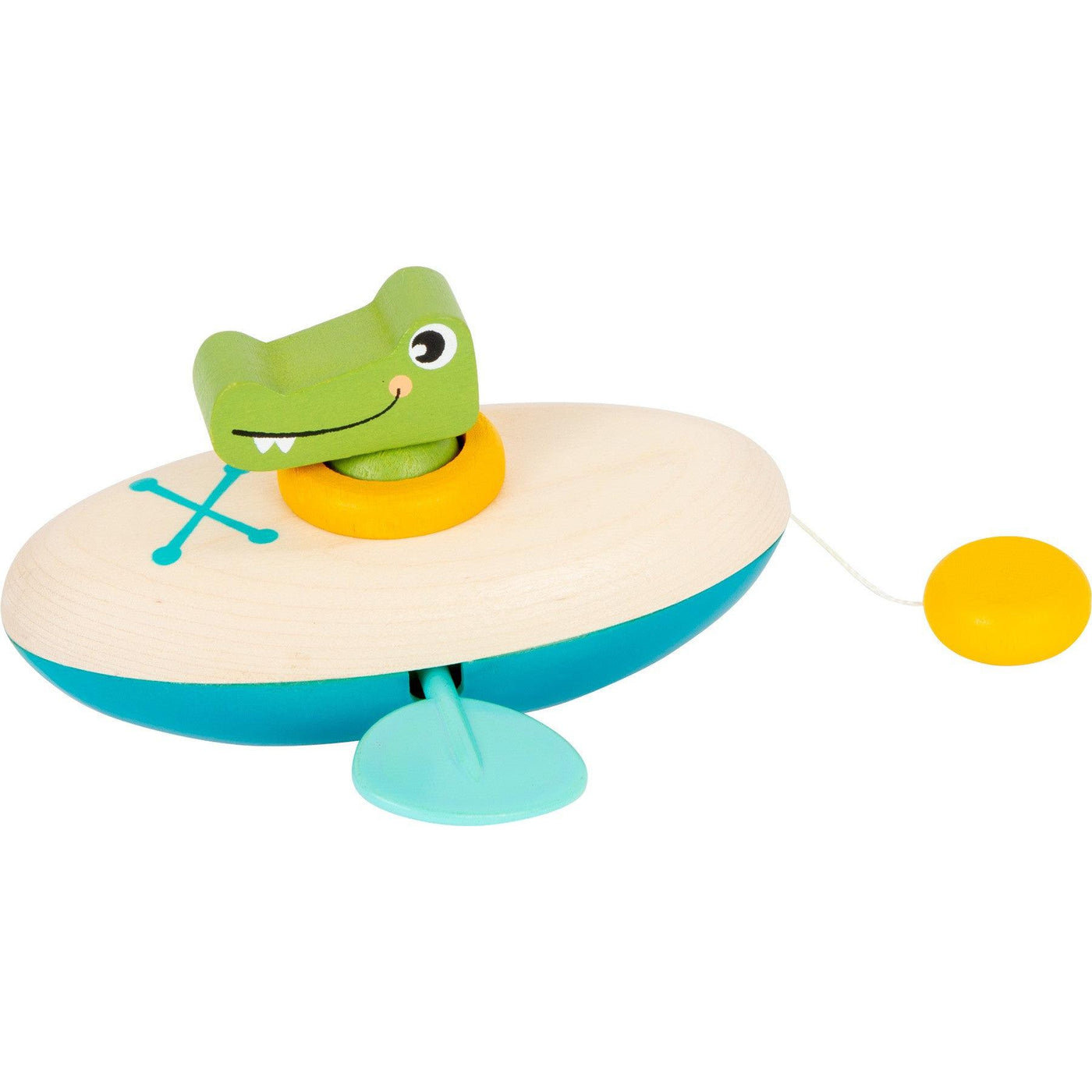 Water Toy - Wind-Up Canoe Crocodile