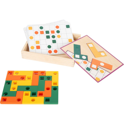 Wooden Tetris Learning Puzzle