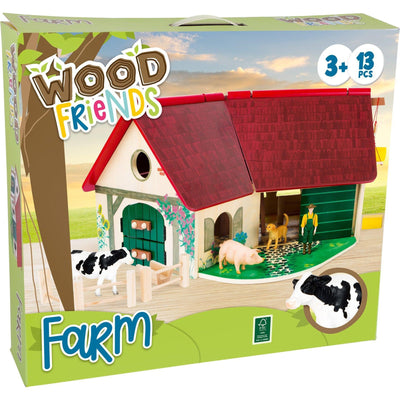 Woodfriends Farm Playset