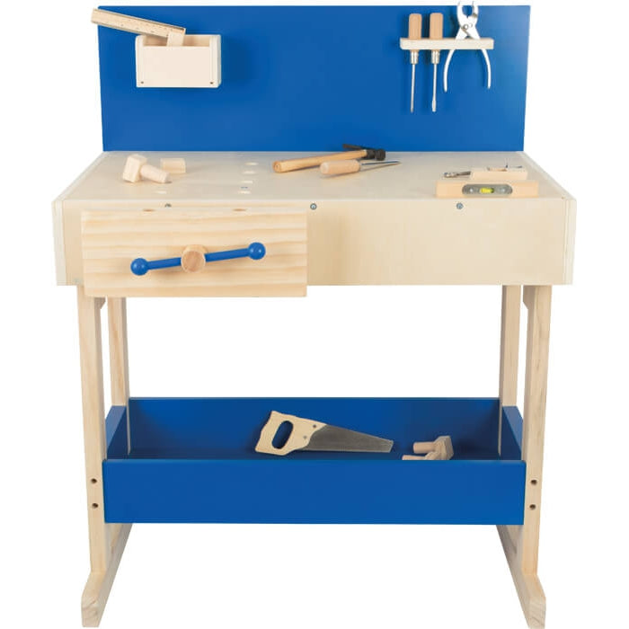 Workbench for Children - Blue with Accessories