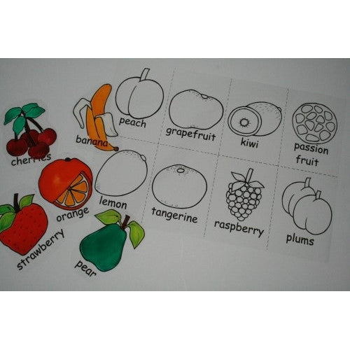 SmartCraft Fruit & Vegetables Glass Painted Fridge Magnets Kit