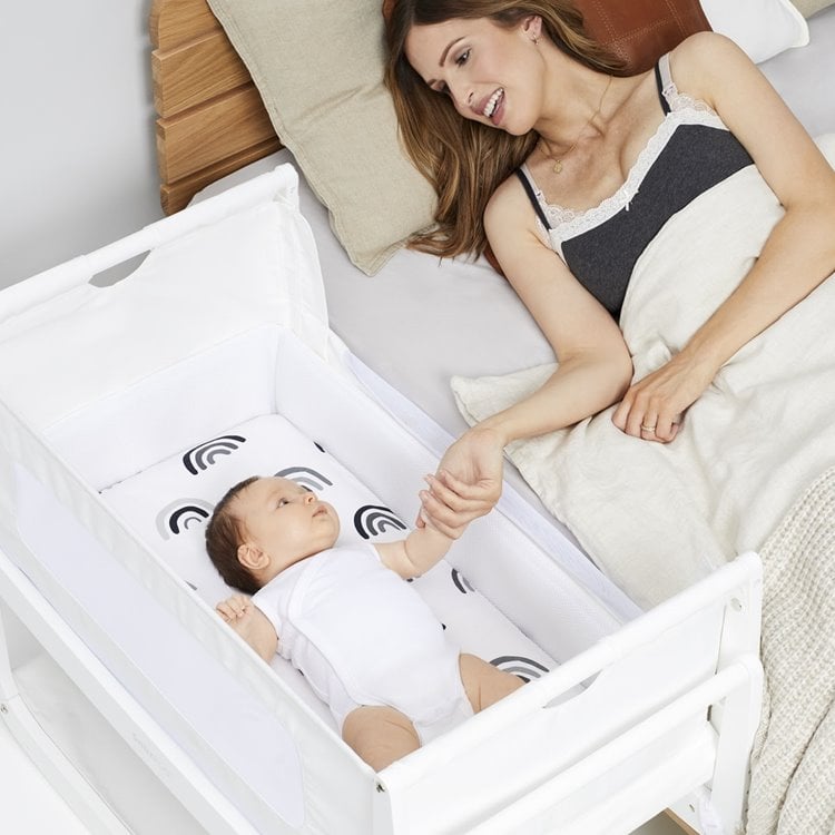 SnuzPod⁴ Bedside Crib - White