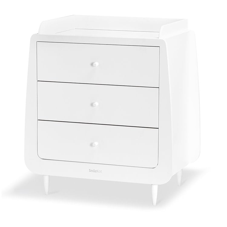 Snuzkot Skandi 3Pc Nursery Furniture Set - White