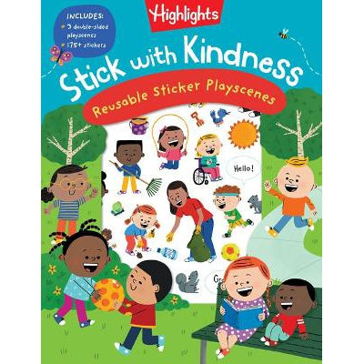 Stick with Kindness: Reusable Sticker Playscenes