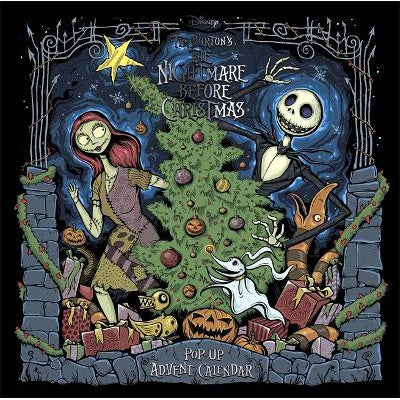 Disney Tim Burton's The Nightmare Before Christmas Pop-Up Book And Advent Calendar