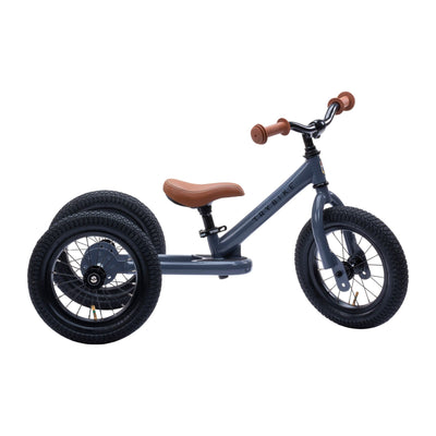 Steel 2-in-1 Balance Bike/Trike - Grey-Balance Bikes, Trikes, and Ride-On Cars-Trybike-Yes Bebe