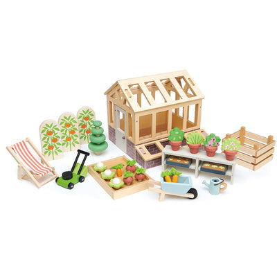 Greenhouse and Garden Set for Dollhouses