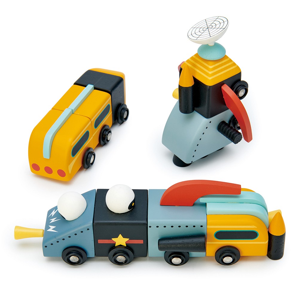 Tender Leaf Space Race Rocket Construction Toys