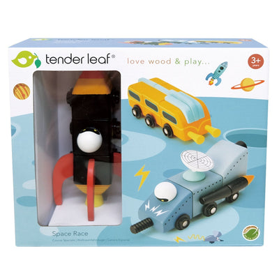 Tender Leaf Space Race Rocket Construction Toys