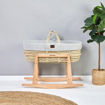 Moses Basket & Rocking Stand Bundle - Dove