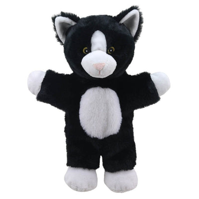 Walking Eco Puppet: Black & White Cat
