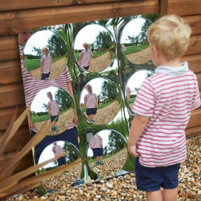 Giant 9-Domed Acrylic Mirror Panel - 780mm