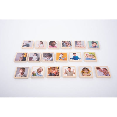 TickIT My Emotions Wooden Tiles - Pack of 18 Tiles