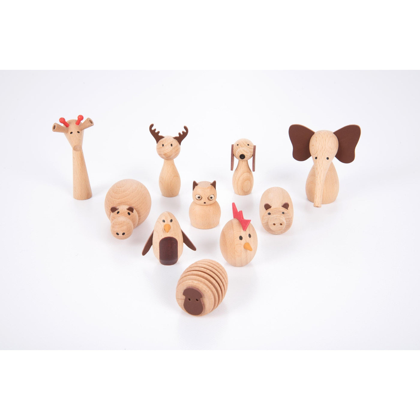 TickIT Wooden Animal Friends - Perfect for Imaginative Play