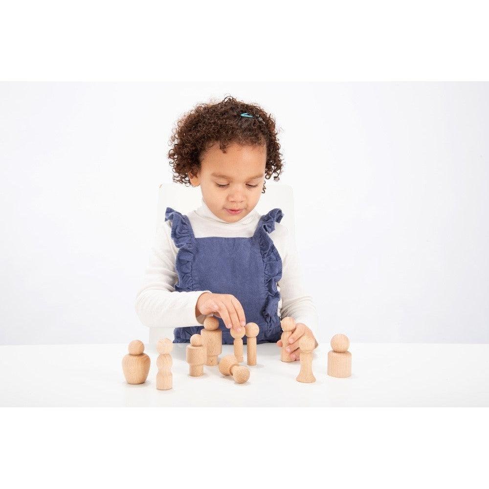TickiT Wooden Community Figures - Pack of 10